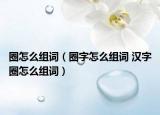 圈怎么組詞（圈字怎么組詞 漢字圈怎么組詞）