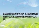 蘇麻喇姑和康熙誰先死的（蘇麻喇姑和康熙是什么關(guān)系 蘇麻喇姑和康熙是什么關(guān)系）