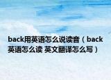 back用英語怎么說讀音（back英語怎么讀 英文翻譯怎么寫）