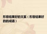 形容結(jié)果好的文案（形容結(jié)果好的的成語(yǔ)）