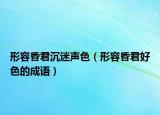 形容昏君沉迷聲色（形容昏君好色的成語）