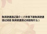 魯濱遜漂流記簡介（六年級下冊魯濱遜漂流記詞語 魯濱遜漂流記詞語有什么）
