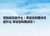 霽的讀音是什么（霽讀音和鶩讀音是什么 霽讀音和鶩讀音）