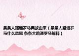 條條大路通羅馬典故由來（條條大路通羅馬什么意思 條條大路通羅馬解釋）