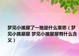 夢見小孩尿了一地是什么意思（夢見小孩尿尿 夢見小孩尿尿有什么含義）