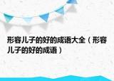 形容兒子的好的成語(yǔ)大全（形容兒子的好的成語(yǔ)）