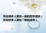 形容很多人聚在一起的四字詞語（形容好多人聚在一起的成語）