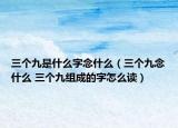 三個九是什么字念什么（三個九念什么 三個九組成的字怎么讀）