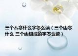 三個厶念什么字怎么讀（三個凷念什么 三個凷組成的字怎么讀）