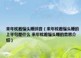 來(lái)年枕著饅頭睡拼音（來(lái)年枕著饅頭睡的上半句是什么 來(lái)年枕著饅頭睡的意思介紹）