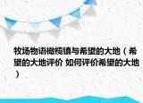 牧場(chǎng)物語(yǔ)橄欖鎮(zhèn)與希望的大地（希望的大地評(píng)價(jià) 如何評(píng)價(jià)希望的大地）