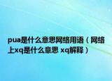pua是什么意思網(wǎng)絡(luò)用語（網(wǎng)絡(luò)上xq是什么意思 xq解釋）