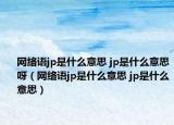 網(wǎng)絡(luò)語(yǔ)jp是什么意思 jp是什么意思呀（網(wǎng)絡(luò)語(yǔ)jp是什么意思 jp是什么意思）