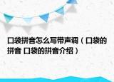 口袋拼音怎么寫帶聲調(diào)（口袋的拼音 口袋的拼音介紹）
