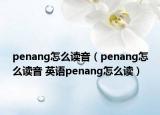 penang怎么讀音（penang怎么讀音 英語penang怎么讀）