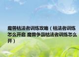 魔獸枯法者訓(xùn)練攻略（枯法者訓(xùn)練怎么開啟 魔獸爭霸枯法者訓(xùn)練怎么開）