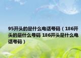 95開(kāi)頭的是什么電話號(hào)碼（186開(kāi)頭的是什么號(hào)碼 186開(kāi)頭是什么電話號(hào)碼）