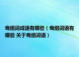 鴦組詞成語有哪些（鴦組詞語有哪些 關(guān)于鴦組詞語）