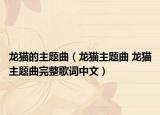 龍貓的主題曲（龍貓主題曲 龍貓主題曲完整歌詞中文）