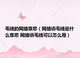 毛線的網(wǎng)絡(luò)意思（網(wǎng)絡(luò)語毛線是什么意思 網(wǎng)絡(luò)語毛線可以怎么用）