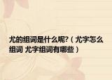 尤的組詞是什么呢?（尤字怎么組詞 尤字組詞有哪些）