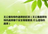 無公害和綠色蔬菜的區(qū)別（無公害蔬菜和綠色蔬菜哪個安全等級更高 什么是綠色蔬菜）
