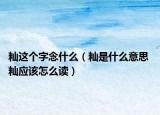 秈這個字念什么（秈是什么意思 秈應該怎么讀）