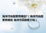 海洋污染因素有哪些?（海洋污染因素有哪些 海洋污染因素介紹）