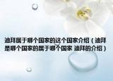 迪拜屬于哪個國家的這個國家介紹（迪拜是哪個國家的屬于哪個國家 迪拜的介紹）