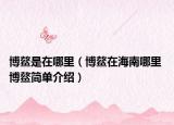 博鰲是在哪里（博鰲在海南哪里 博鰲簡單介紹）
