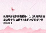執(zhí)跨子弟的執(zhí)跨指的是什么（執(zhí)跨子弟還是紈绔子弟 執(zhí)跨子弟和紈绔子弟哪個是對的呢）