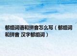 郁組詞語(yǔ)和拼音怎么寫(xiě)（郁組詞和拼音 漢字郁組詞）