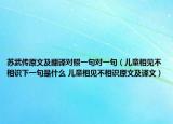 蘇武傳原文及翻譯對(duì)照一句對(duì)一句（兒童相見(jiàn)不相識(shí)下一句是什么 兒童相見(jiàn)不相識(shí)原文及譯文）