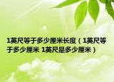 1英尺等于多少厘米長度（1英尺等于多少厘米 1英尺是多少厘米）