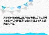 清明時(shí)節(jié)雨紛紛路上行人欲斷魂表達(dá)了什么情感（路上行人欲斷魂的欲怎么解釋 路上行人欲斷魂原文介紹）
