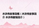 水滸傳故事簡概（水滸傳故事簡介 水滸傳劇情簡介）