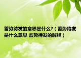 蓄勢(shì)待發(fā)的意思是什么?（蓄勢(shì)待發(fā)是什么意思 蓄勢(shì)待發(fā)的解釋）