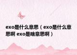 exo是什么意思（exo是什么意思啊 exo是啥意思?。? /></span></a>
                        <h2><a  title=
