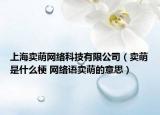 上海賣萌網絡科技有限公司（賣萌是什么梗 網絡語賣萌的意思）