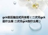 gck低壓抽出式開關(guān)柜（二次元gck是什么梗 二次元gck指什么呢）