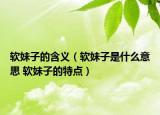 軟妹子的含義（軟妹子是什么意思 軟妹子的特點(diǎn)）