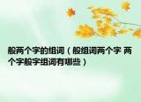 般兩個字的組詞（般組詞兩個字 兩個字般字組詞有哪些）