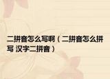 二拼音怎么寫?。ǘ匆粼趺雌磳?漢字二拼音）