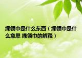 綠領巾是什么東西（綠領巾是什么意思 綠領巾的解釋）