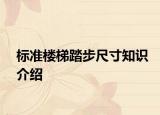 標(biāo)準(zhǔn)樓梯踏步尺寸知識(shí)介紹