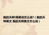 我的天啊!用英語(yǔ)怎么說(shuō)?（我的天啊英文 我的天啊英文怎么說(shuō)）