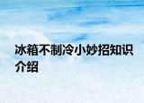 冰箱不制冷小妙招知識(shí)介紹