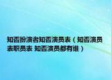 知否扮演者知否演員表（知否演員表職員表 知否演員都有誰）