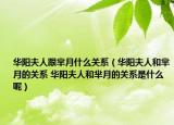 華陽夫人跟羋月什么關系（華陽夫人和羋月的關系 華陽夫人和羋月的關系是什么呢）