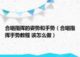 合唱指揮的姿勢(shì)和手勢(shì)（合唱指揮手勢(shì)教程 該怎么做）